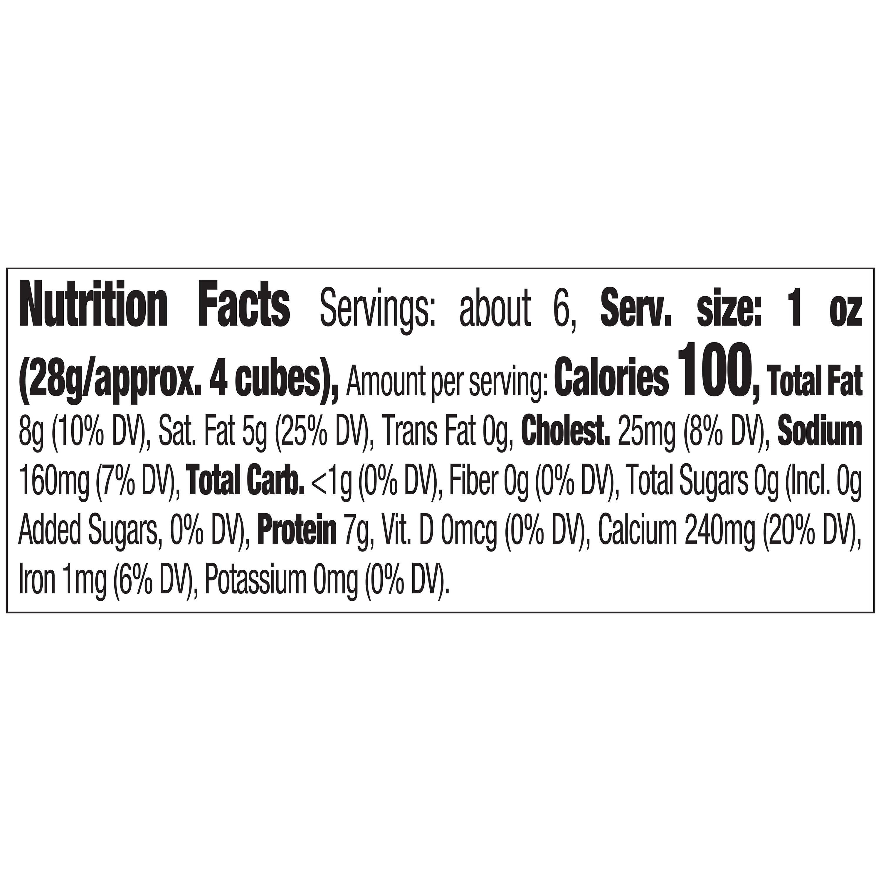 Marketside Cubed Dill Havarti Cheese, 6oz, Plastic Cup (Cubed, Refrigerated)