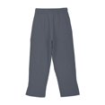 thumbnail image 5 of Lenpel Girls' Summer Pants Loose Elastic Waist Drawstring Side Split Wide Leg Pants Lightweight Casual Trousers with Pockets, 5 of 7