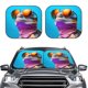 thumbnail image 2 of Balery Lizard With Sunglasses Colorful Parasol para parabrisas de coche de 2 piezas | Parasol plegable para parabrisas delantero de coche para la mayoría de sedanes-Small, 2 of 6