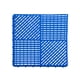 thumbnail image 2 of Alfombras Antideslizantes Entrelazadas para Baño | Alfombras Impermeables de Pvc para Ducha y Piscina | Baldosas de 30X30 Cm con Orificios de Drenaje | Uso Interior/Exterior | Gris Oscuro/Blanco/Gris, 2 of 6