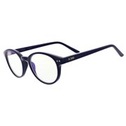 Flower Eyewear Handmade BlueLight Blocking Computer Glasses, Navy