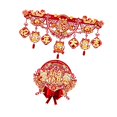 thumbnail image 4 of Abbraccia 2025 Chinese New Year Banner New Year Decorations Backdrop Traditional Ornaments Door Curtain for Lunar Year Porch Front Door C, 4 of 8