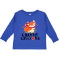 thumbnail image 3 of Inktastic Grammy Loves Me Woodland Fox Girls Long Sleeve Toddler T-Shirt, 3 of 5