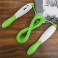 thumbnail image 2 of Counting Skipping Rope Jump Ropes Sport Fitness Exercise Tool Fast Speed Counting Rope Skipping Wire, Green, 2 of 5