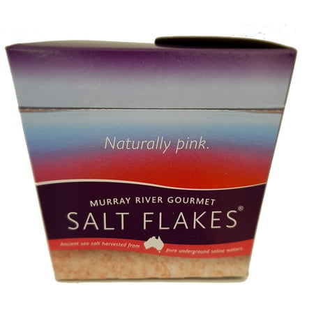 Murray River Salt Flakes Chef s Box Gourmet Pure Natural Pink Low Sodium. Chef Preferred Finishing Salt. 100% Natural and Pure. Rich in Minerals and Enzymes: 8.75 oz