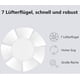 thumbnail image 5 of Bathroom Extractor Fan 100mm Wall/Ceiling Exhaust Fan for Kitchen, Bedroom, Basement, 5 of 5