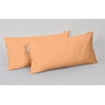 thumbnail image 3 of Vargottam Indoor/Outdoor Polyester Fabric Lumbar Pillow With Insert, All-Weather Waterproof Decorative Throw Pillow for Patio Furniture-Set of 2 - Light Peach, 3 of 7