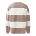 thumbnail image 3 of Wancir Men's Cable Knit Sweater V Neck Winter Pullover Long Seeve Twisted Chunky Sweaters, 3 of 4