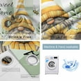 thumbnail image 2 of Fsddascl Yellow Dwarf Blackout Curtains for Bedroom/Living Room, Thermal Insulated Kitchen Curtains, Sunflower Bee Retro Green White Plaid Grommet Darkening Window Treatment Drapes 27.5"x39"x2, 2 of 6