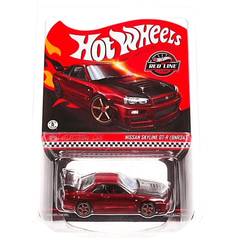 ホットウィール RLC スカイライン GT-R BNR34 赤 未開封 美品 Hot Wheels Nissan Skyline GT-R (BNR34) RLC Exclusive Collectors