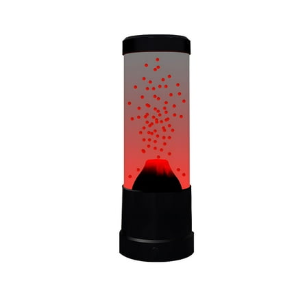 HIBIBUD Volcano Lava Lamp For Adults,USB Powered Battery Powered Volcano Mini Lava Lamps For Kids,Night Light For Kids,Moods Lighting,Novelty Lighting Black