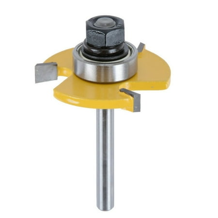 

BAMILL 1/4 inch Shank Tongue & Groove Joint Assembly Router Bit Wood Cutter Power Tool