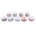 thumbnail image 2 of Paper Tape, Retro Decorative Tape Easy To Use 9 Rolls  For Kids For Calendars For Note Pads, 2 of 8