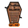 thumbnail image 1 of 2025 Halloween Advent Countdown Calendar Diy Moving Wooden Block/number, Halloween Home Decor Holiday Ornament Desk Decoration Gift, 1 of 5