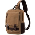 thumbnail image 1 of Mochila Cruzada Bluelander Pechera con Hebilla Magnética Color Cafe Bluelander Múltiples Bolsillos de Gran Capacidad, 1 of 4