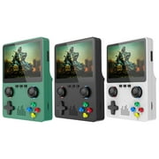 PUREKKI High-Definition Handheld Game Console with Dual Joystick and Multiplayer Support for Classic Arcade Games and Portable Gaming Experience