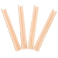 thumbnail image 3 of WORGEOUS 4 piezas bandejas de dominó de madera Bandejas de dominó Bases de alfabeto de madera Adornos de madera de bricolaje, 3 of 8