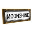 thumbnail image 1 of Framed, Outdoor Moonshine 4"x12" Metal Sign, Wall Décor for Mancave, Den, and Gameroom, 1 of 4