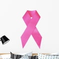 thumbnail image 1 of Pink Ribbon Symbol Wall Decal Sticker by Wallmonkeys Vinyl Peel and Stick Graphic (36 in H x 20 in W), 1 of 4