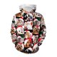 thumbnail image 3 of Sudadera con capucha navideña para hombre, con estampado 3D, con diseño festivo de Papá Noel, muñeco de nieve y vacaciones, informal, de gran tamaño, 3 of 5