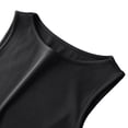 thumbnail image 5 of Womens Sleeveless Crewneck Ribbed Tank Tops Casual Basic Summer Top Slim Fitted Racerback Shirts Black S, 5 of 5