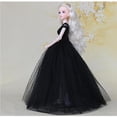 thumbnail image 2 of Accesorios de ropa clásico de princesa para 1/4 perfecl Gasa Negro Rosa 43 cm, 2 of 6