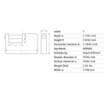 thumbnail image 2 of ABUS 92/65 KA Monoblock Cadenas en Laiton avec Clé Identique, Code 8511, 2 of 3