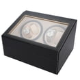 thumbnail image 1 of Cergrey Watch Winder,Watch Winder for 4 Automatic Watches + 6 Grids Watch Storage Case Quiet Motor Multiple Rotation, Watch Display Box, 1 of 8