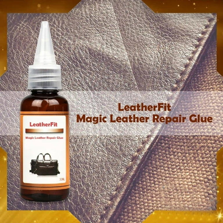 MAHRIA Best Gift!Leather Glue Leather Textile Hemming Sewing Extra Strong30ml, Size: One Size