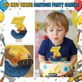 thumbnail image 3 of Construction Cake Topper, Construction Birthday Candle -Digger Birthday Candles Numbers，Birthday Candles，Yellow & Blue Construction Party Decorations,Excavator Birthday Decorations, Digger Number 3, 3 of 6