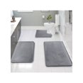 thumbnail image 1 of 1pc Simple Solid Color Memory Foam Quick Rebound Water-Absorbent Non-Slip Floor Mat Bathroom Floor Mat Bathroom Floor Mat, 1 of 5