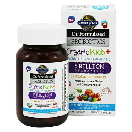 Garden of Life - Dr. Formulé Probiotiques enfants biologiques + 5 milliards - 30 __gVirt_NP_NNS_NNPS&lt;__ Chewables