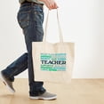 thumbnail image 4 of CafePress - Teacher Word Cloud Tote Bag - Unisex Canvas Tote Bag, Beige, 1-Piece, 4 of 7