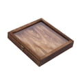 thumbnail image 1 of yuksok Specimens Display Case Dustproof Desktop Decoration Wood Jewelry Storage Box 30cmx30cmx4.5cm, 1 of 9