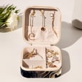 thumbnail image 6 of Yak Travel Portable Square Jewelry Organizer with Ring, Earring, Necklace, and Bracelet Storage - Suitable for Girls and Women, 6 of 6