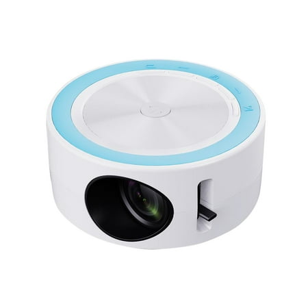 Zeceouar 1080P LCD Mini Projector, Multicolor