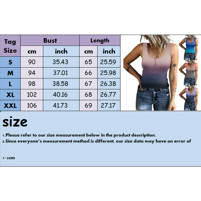CBGELRT Womens Tops Camisole Womens Summer Clothes Women's Color Matching  Slim Fit Vests Low Collar Button Down Sleeveless Top Tank Vests Blouse ,xl  