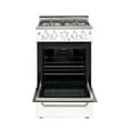 thumbnail image 2 of Prestige 20 in. 1.6 cu. ft. Gas Range with Convection Oven and Sealed Burners in Marshmallow White, 2 of 9