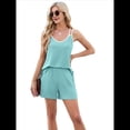 thumbnail image 3 of Conjunto Informal de Verano para Mujer, 2 Piezas, Verde, Talla XL, 3 of 10