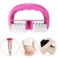 thumbnail image 1 of Plastic Handle 2 Wheels Muscle Massage Roller Massager Cellulite Roller, 1 of 3