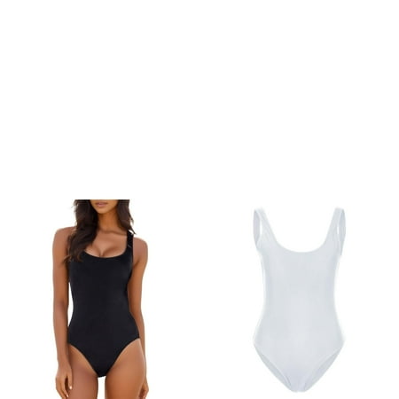 Wijhcboe 2 Pack One Flat Shaping Bikini Elastic Cut Retro Suits Round Dress Swimsuit Swimwear Low Bathing High -Cellulite Shorts Piece Women Back Swimwears Sexy Two Piece Swimsuit Tankinis Men s Car