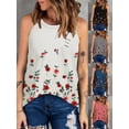 thumbnail image 4 of Women Casual Sleeveless V Neck Tank Tops Shirts Loose Fit Vest Pullover Shirt, 4 of 4