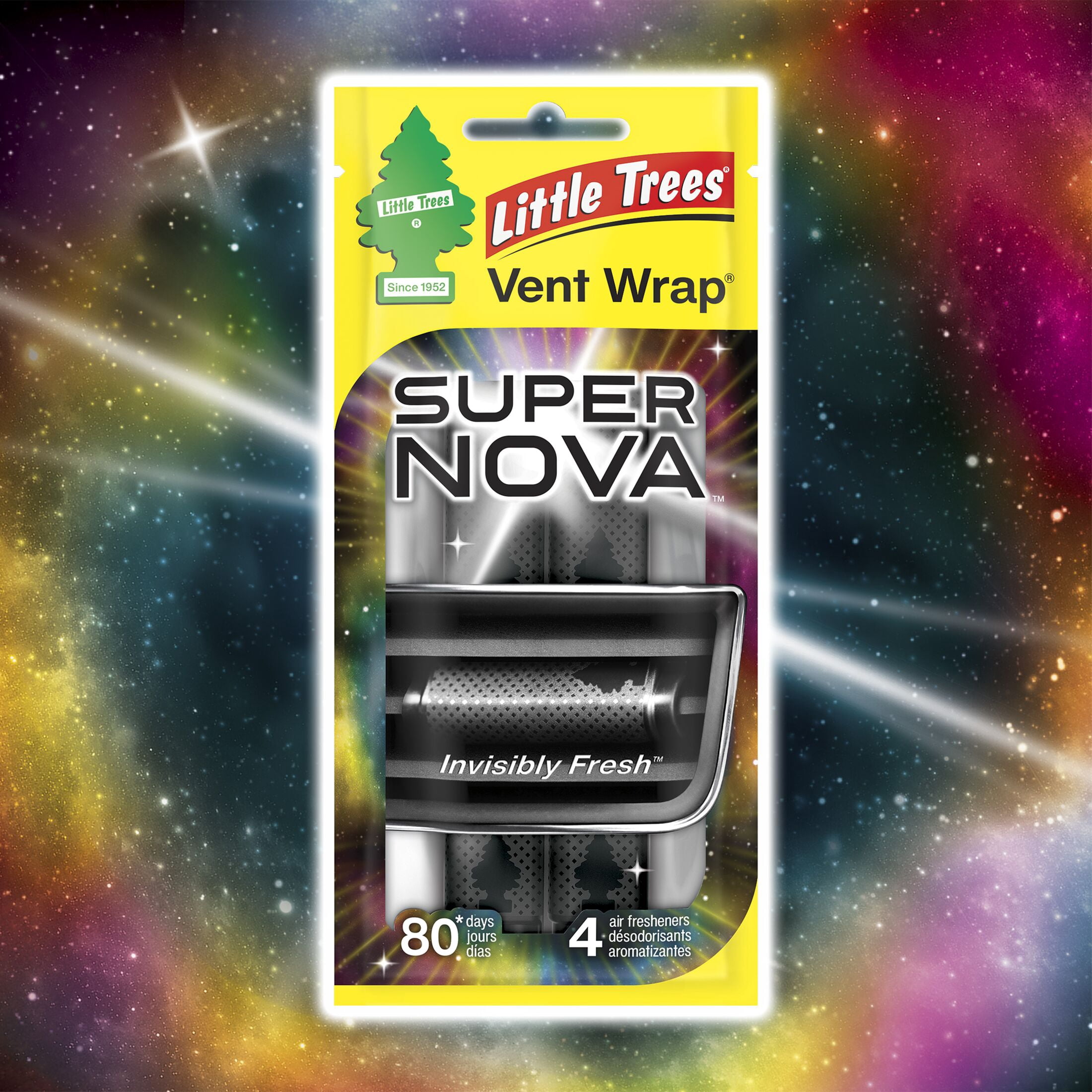 (3 pack) LITTLE TREES VENT WRAP SUPERNOVA 4 CT