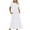 White, variant on Jacenvly New Womens Summer Dresses Women'S Summer Casual Short Sleeve Crewneck Dress Casual Flowy Tiered Maxi Beach Dress with Pockets Quick Drying Trendy Formal Dresses for Women 2024 White