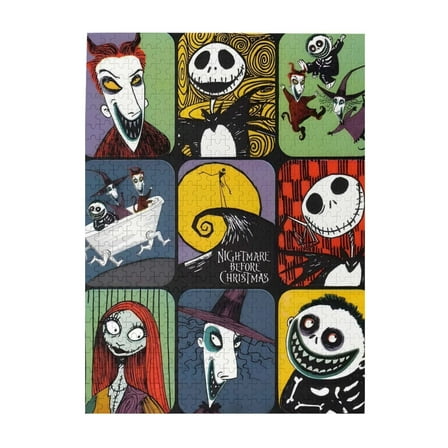 The Nightmare Before Christmas 500 Piece Jigsaw Puzzle Educational Toys & Games Family-Friendly Activity
