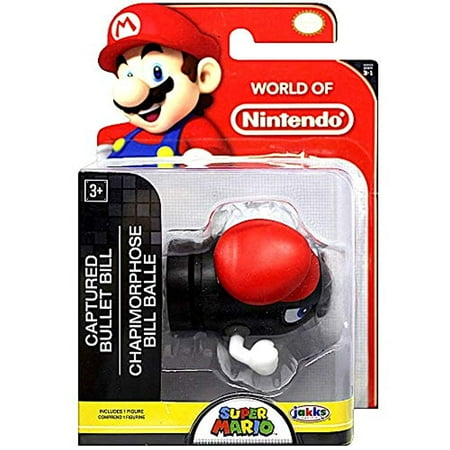 World of Nintendo Super Mario Captured Bullet Bill Mini Figure