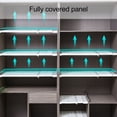 thumbnail image 3 of Expandable Closet Shelf Organizer, Adjustable Length Space Saving DIY Divider Separator Storage Rack for Closet Cabinet Bathroom, 3 of 7