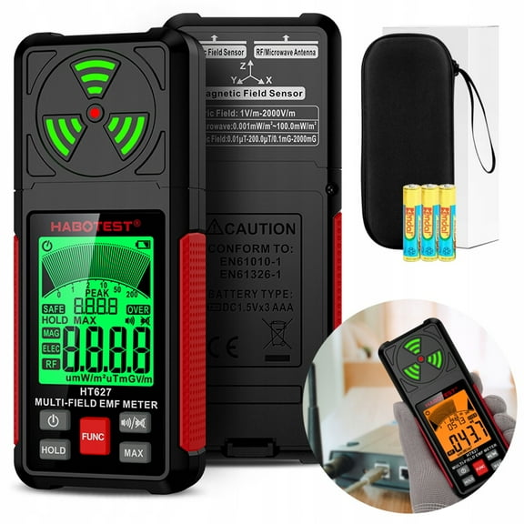 Electromagnetic Radiation Detector HT627 Radio Wave Detector