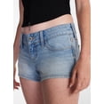 thumbnail image 4 of No Boundaries Low Rise Denim Shortie Shorts, 2'' Inseam, Women’s 00-20, 4 of 5