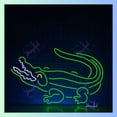 thumbnail image 5 of Shinelab Crocodile Neon Light, Alligator Led Light, Crocodile Neon Sign Home Wall Art Decor 2533, 5 of 5
